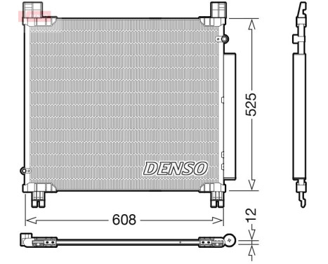 Condenser, air conditioning DCN50050 Denso