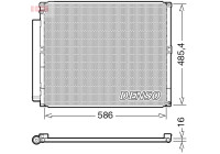 Condenser, air conditioning DCN50113 Denso