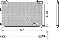 Condenser, air conditioning DCN51018 Denso