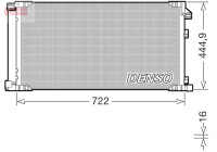 Condenser, air conditioning DCN51019 Denso