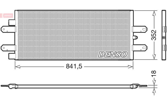 Condenser, air conditioning DCN99053 Denso