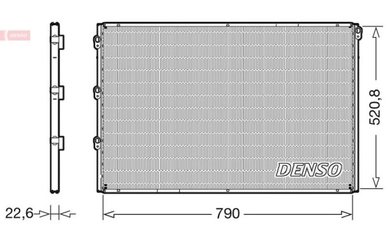 Condenser, air conditioning DCN99078 Denso