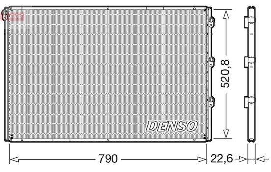 Condenser, air conditioning DCN99079 Denso