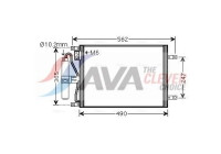 Condenser, air conditioning DN5252D Ava Quality Cooling