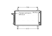 Condenser, air conditioning DN5329D Ava Quality Cooling