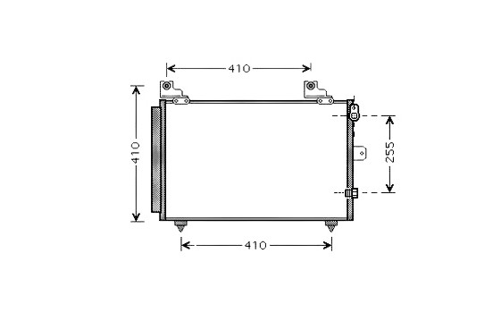 Condenser, air conditioning DU5056D Ava Quality Cooling