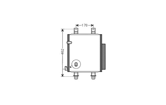 Condenser, air conditioning DU5072D Ava Quality Cooling