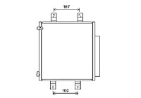 Condenser, air conditioning DU5076D Ava Quality Cooling