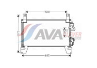 Condenser, air conditioning DW5077 Ava Quality Cooling