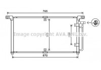 Condenser, air conditioning DW5113 Ava Quality Cooling