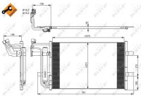 Condenser, air conditioning EASY FIT 350039 NRF