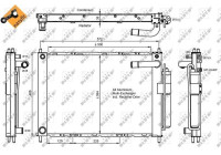 Condenser, air conditioning EASY FIT 350055 NRF