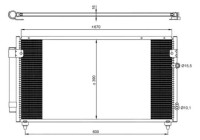 Condenser, air conditioning EASY FIT 350072 NRF