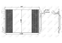 Condenser, air conditioning EASY FIT 350094 NRF