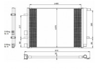 Condenser, air conditioning EASY FIT 350095 NRF