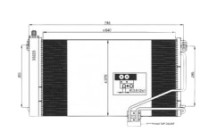 Condenser, air conditioning EASY FIT 350219 NRF