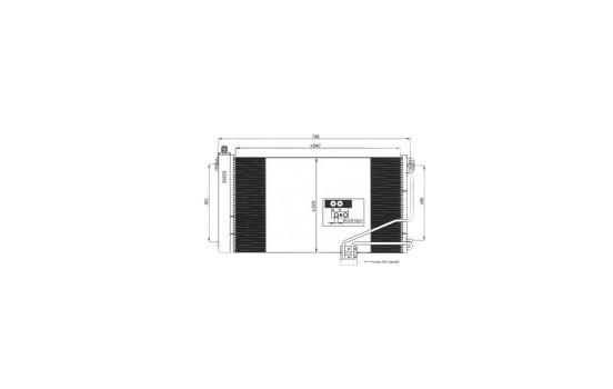 Condenser, air conditioning EASY FIT 350219 NRF