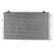 Condenser, air conditioning EASY FIT 350222 NRF