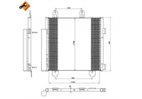 Condenser, air conditioning EASY FIT 350231 NRF