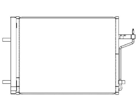 Condenser, air conditioning EASY FIT 350322 NRF, Image 3