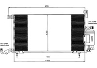 Condenser, air conditioning EASY FIT 35035 NRF