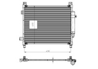 Condenser, air conditioning EASY FIT 350420 NRF