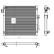 Condenser, air conditioning EASY FIT 350447 NRF