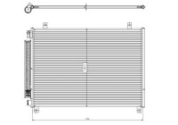 Condenser, air conditioning EASY FIT 350461 NRF
