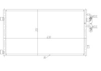 Condenser, air conditioning EASY FIT 350467 NRF