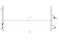 Condenser, air conditioning EASY FIT 350470 NRF
