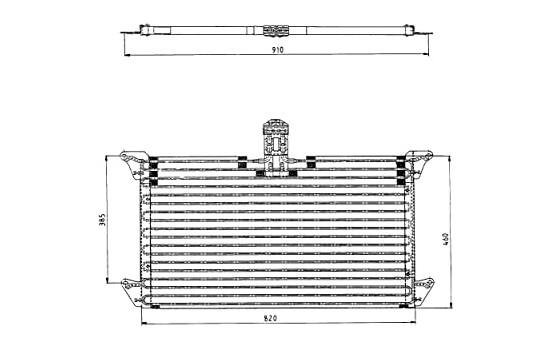 Condenser, air conditioning EASY FIT 35061 NRF, Image 7