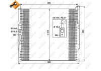 Condenser, air conditioning EASY FIT 35146 NRF