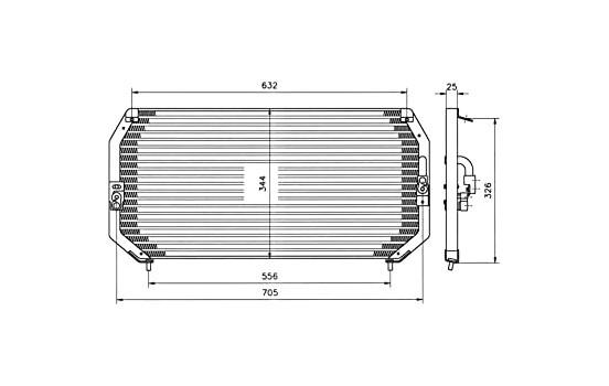 Condenser, air conditioning EASY FIT 35193 NRF