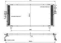 Condenser, air conditioning EASY FIT 35195 NRF