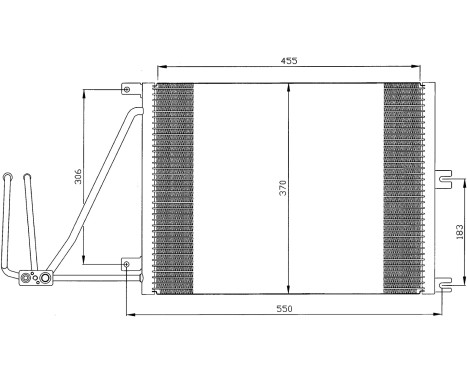 Condenser, air conditioning EASY FIT 35292 NRF
