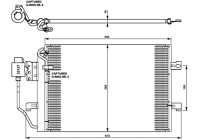 Condenser, air conditioning EASY FIT 35309 NRF