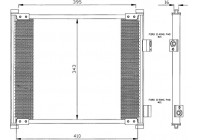 Condenser, air conditioning EASY FIT 35357 NRF
