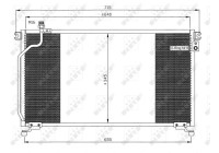 Condenser, air conditioning EASY FIT 35374 NRF