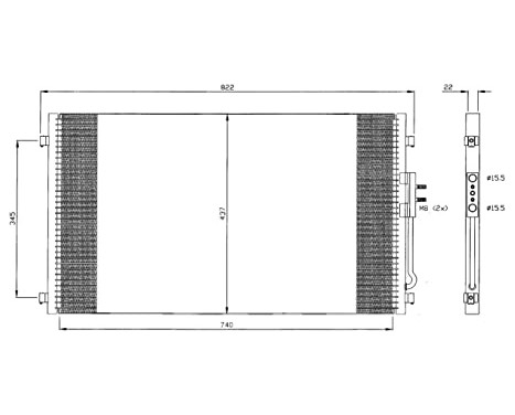 Condenser, air conditioning EASY FIT 35383 NRF, Image 6