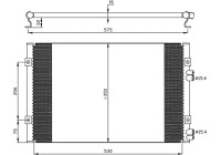 Condenser, air conditioning EASY FIT 35384 NRF