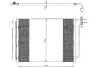 Condenser, air conditioning EASY FIT 35406 NRF