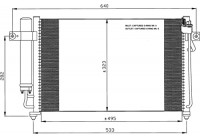 Condenser, air conditioning EASY FIT 35476 NRF