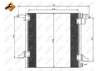 Condenser, air conditioning EASY FIT 35526 NRF