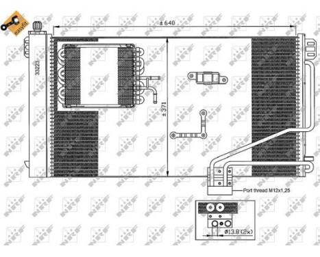Condenser, air conditioning EASY FIT 35536 NRF, Image 5