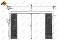 Condenser, air conditioning EASY FIT 35538 NRF