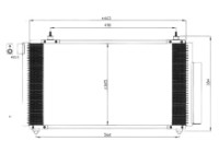 Condenser, air conditioning EASY FIT 35576 NRF