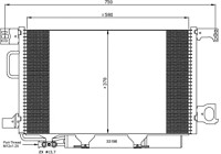 Condenser, air conditioning EASY FIT 35623 NRF