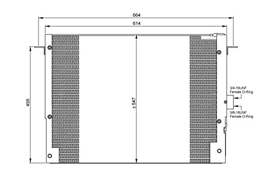 Condenser, air conditioning EASY FIT 35657 NRF