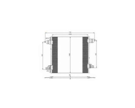 Condenser, air conditioning EASY FIT 35702 NRF, Image 2