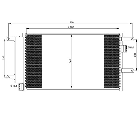 Condenser, air conditioning EASY FIT 35751 NRF, Image 7